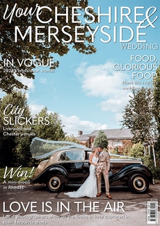 Cover of the November/December 2023 issue of Your Cheshire & Merseyside Wedding magazine