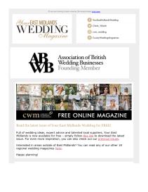 Your East Midlands Wedding magazine - November 2021 newsletter