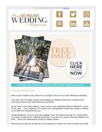 Your East Midlands Wedding magazine - March 2023 newsletter