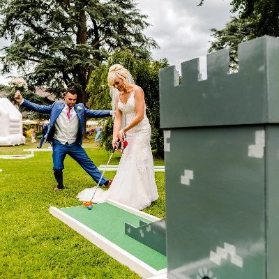 Entertain wedding guests with 9 Hole Event Hire