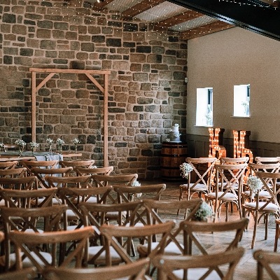 Stretton Manor Barn offers a secluded setting for weddings in Derbyshire