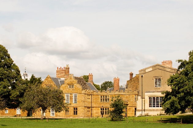 The exterior at Delapré Abbey in Northamptonshire