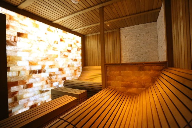 salt room in the spa