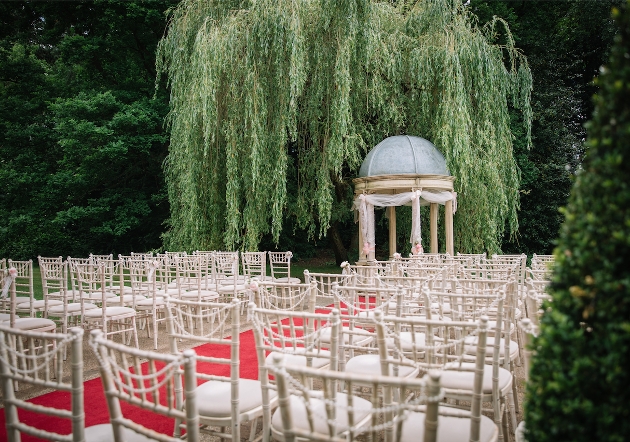 Ceremony space at The Dower House Hotel