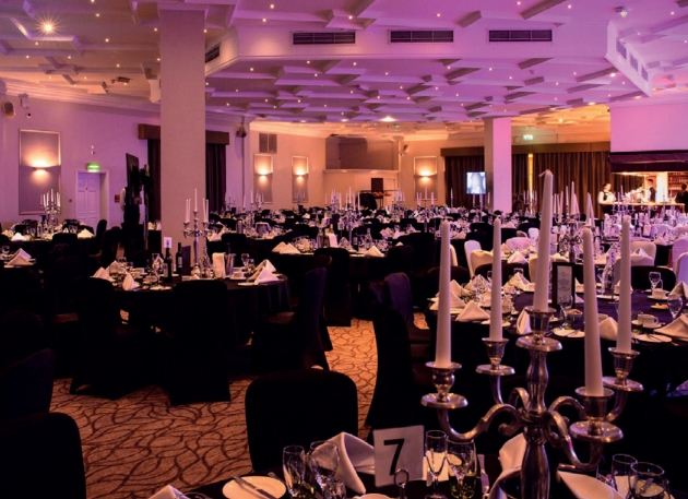 The event space at Whittlebury Park