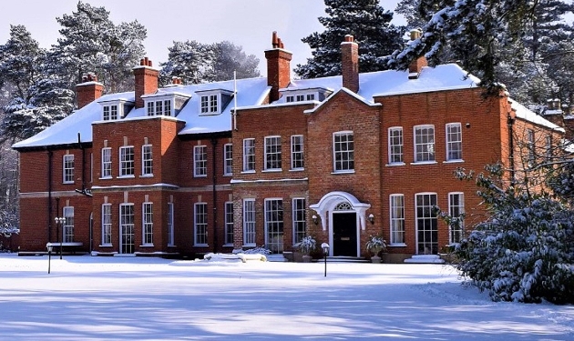 Woodhall Spa Manor in winter